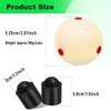 YGCQFH 2PCS Snooker Training Balls with Red Dots – 52.5mm/2.1in