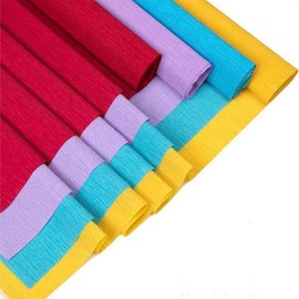 70g Premium Crepe Paper Roll for Flower Making, White, Green, Pink, Crepe Paper, Streamers, 10" Width, 8 Yards Length (Chartreuse)