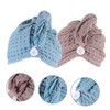 Ipetboom Microfibre Hair Dry Cap Turban Towel for Wet Hair