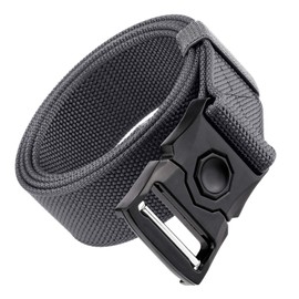Sportmusies Tactical Belt for Men Nylon Webbing Belt with Heavy-Duty Quick-Release Buckle