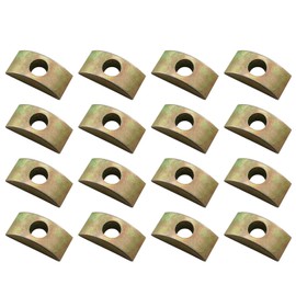 JCBIZ 12pcs 30mm M8 Half Moon Nuts Washer Spacer Furniture Hardware Accessories for Furniture Connect