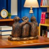 Wanwanzi 3 Wise Monkeys Statue Set - 3 in 1