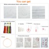 Myfilicity Embroidery Beginners Stitch Practice kit, 3 Embroidery Starter Kits,