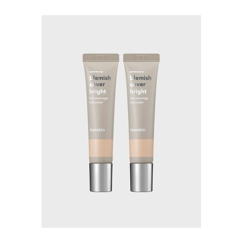 Hanskin Blemish Cover Concealer 12g 2pcs (Bright Natural Light) +