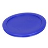 Pyrex 7201-PC Cadet Blue Round 4 Cup Plastic Storage Lid,