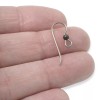 Hackberry Creek 10 Gray Niobium Hypoallergenic Earring Hooks with Black
