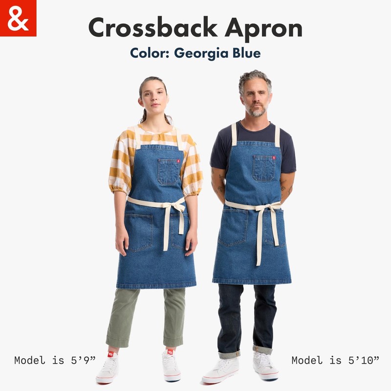 hedley & bennett Crossback Apron - Crossback Chef Apron with