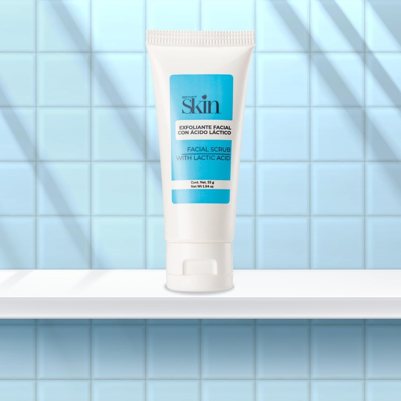 Zermat Skin, Facial Scrub with Lactic Acid, 1.94 Oz.