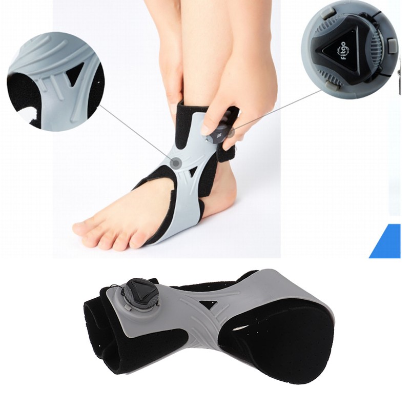 Ankle Stabilizer Adjustable Breathable Pain Reduce Portable Drop Foot Orthosis