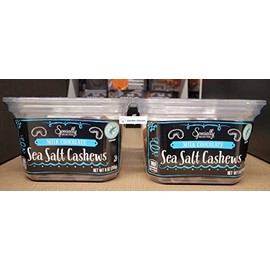 Specially Selected Milk Chocolate Sea Salt Cashews 9oz 255g (Two Containers)