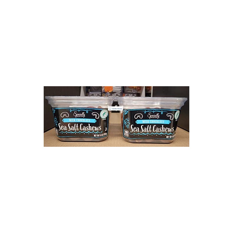 Specially Selected Milk Chocolate Sea Salt Cashews 9oz 255g (Two