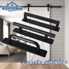 HOMOTEK 2 Pack Self-Adhesive Sliding Closet Door Handles Instant Self-Stick