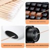 Pack of 500 Wooden Cotton Buds, Cleaning Sticks with Tip