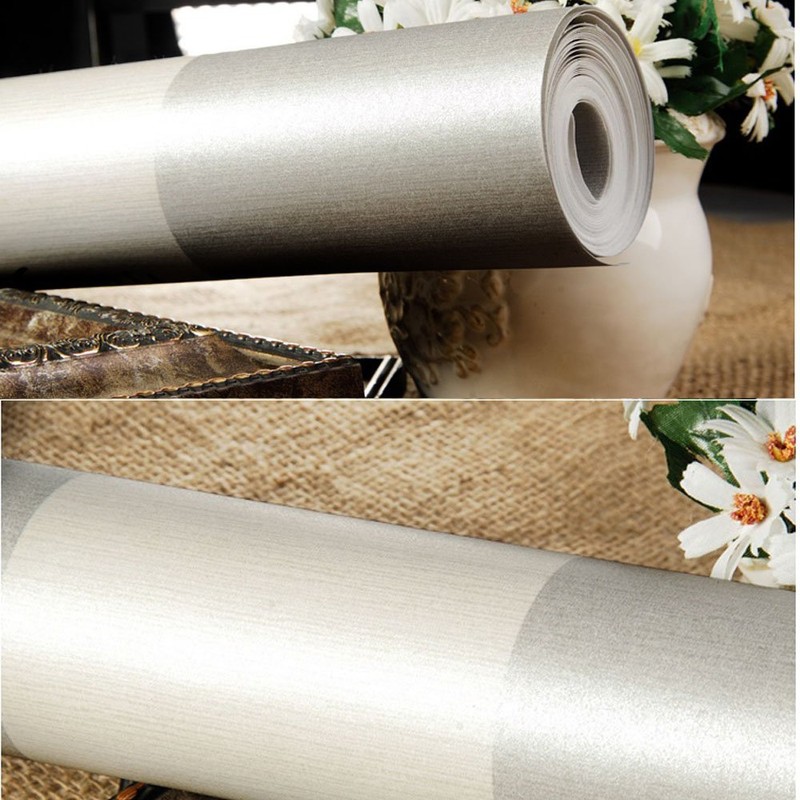 Q QIHANG DAWEI Vertical Stripes Non-Woven Wallpaper Roll for Living