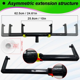 Paint Roller Frame, 9 to 18 Inch Adjustable Paint Roller Handle