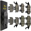 Caltric Front Rear Brake Pads for Can-Am Maverick 1000 1000R