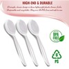 Kaya Elegant Black Plastic Serving Spoons (Pack of 5) -