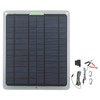Mini Solar Panel Kit 22W With Bracket 12V OBD Battery