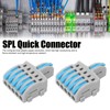20Pcs SPL Quick Connector 1 in 5 Out Push‑Type Splitter