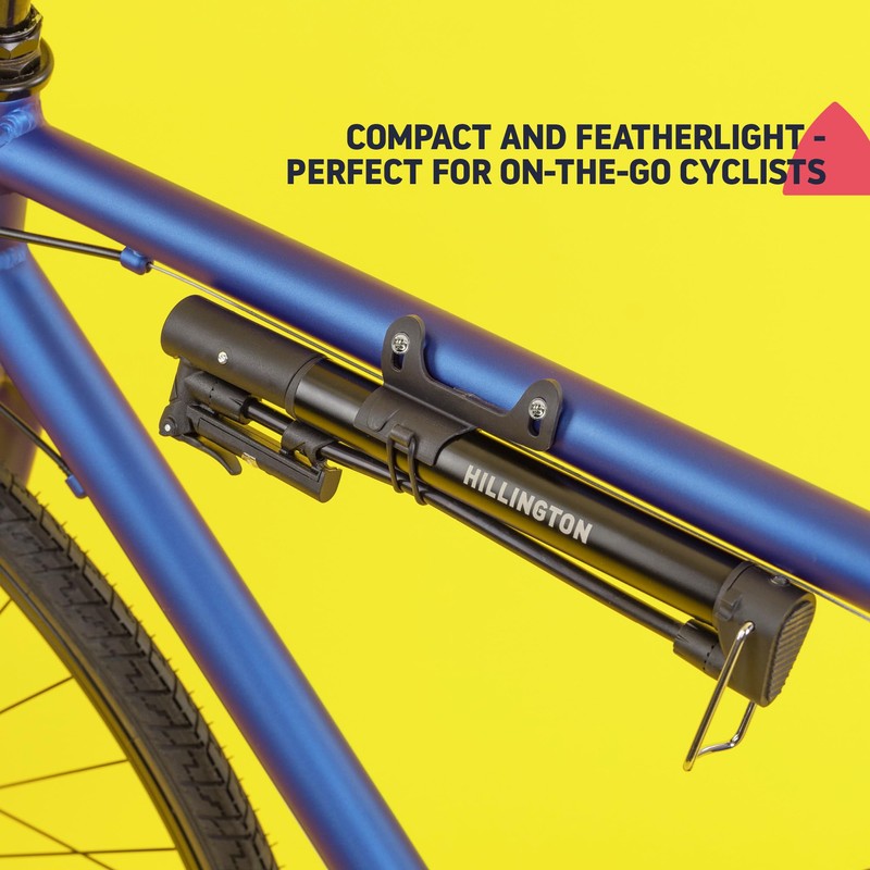 Hillington Hybrid Bike Pump – Hand and Foot Pump with