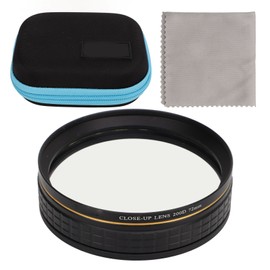 Close Up Lens Optical Glass Macro Close Up Filter for Shooting Flowers Jewelry Water Droplets 72mm