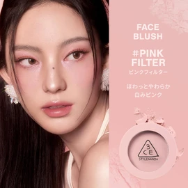 3CE Face Blush Pink Filter Cheek Powder Korean Cosmetics