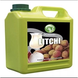 Imported Possmei Flavored Syrup, Litchi, 5.5 Pound Imported from Taiwan
