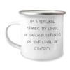 Spring Pet Products Personal Trainer Camping Mug: 'I'm A Personal