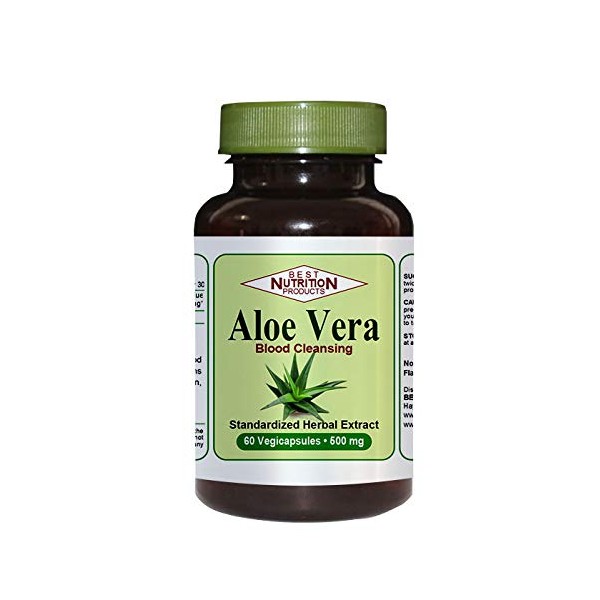Aloe Vera Vegicapsules (500mg - 60 vegicaps)