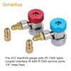 gohantee R134A Adapter Fittings Quick Coupling High Low AC Freon