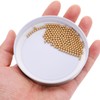 sourcing map 50pcs Precision Solid Brass Bearing Balls 3mm Industrial