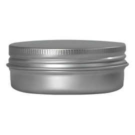 Pomadera De Aluminio Envase Crema 100g 3.5oz (50 Piezas) Plateado
