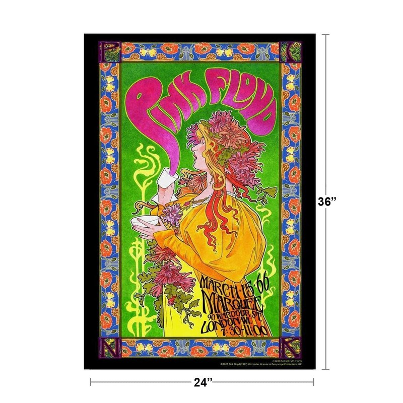 Pink Floyd Marquee '66 Poster 24 x 36in