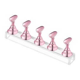 Cherimoya Item Stand Rosa 5 Piezas Soporte Prctica Uas Profesional | 5 piezas