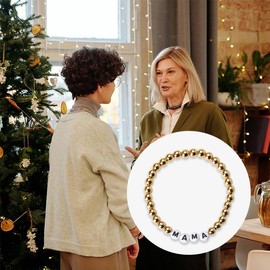 Mom Gifts from Daughters Sons Mama Mothers Day Gifts for Mom Birthday Gifts Bracelet Mom Wedding Gift from Bride Mother Bead Bracelet Mum Mommy Mom Retirement Appreciation Holiday Gift Ideas