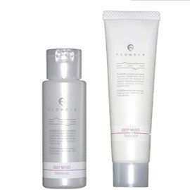 Floodia Deep Moist Shampoo & Treatment Set, 1.7 fl oz (50 ml) / 1.8 oz (50 g)