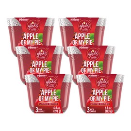 Glade Candle, Apple of My Pie 6.8 Ounce (Pack of 6)