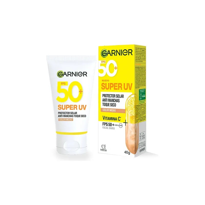 Garnier Super UV Toque Seco FPS 50 Protector Solar Efecto