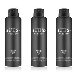 **PACK OF 3** GUESS SEDUCTIVE HOMME for Men Deodorizing Body Spray 6.0 oz 226 ml