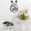 Papierdrachen Wooden Easter Pendant - Wooden Ring Black - Reusable