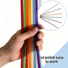 6Pcs Acrylic Round Rod Clear Fiber Optic Rod Acrylic Sticks