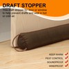 TORRAMI 38" Door Draft Stopper Under Bottom Insulation Noise Air