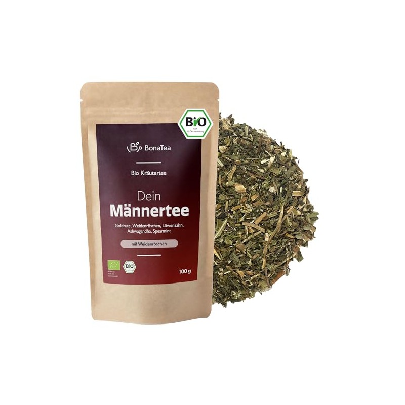 Organic Men's Tea with Fireweed, Ashwagandha, Dandelion and Other Traditional