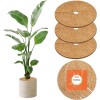 MUGVELL Coconut Fiber Mulch Rings 3 Pcs Natural Tree Protector