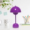Simple Designs LD1069-PRP 11.8" Mushroom Magic Dimming LED Touch Stick