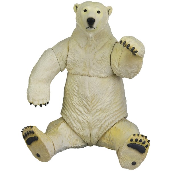 Sofubi Toy Box 009 Polar Bear Polar Bear Non-Scale Painted Soft Vinyl Action Figure