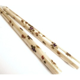 Decorative Fall Home Decor Hand Painted White Dripless Taper Candles Autumn Leaves and Berries Thanksgiving Decorations