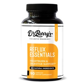 Dr. Barry's Reflux Essentials - Natural Support for Digestive and Stomach Health, 60 Capsules - 30 Day Supply (1)