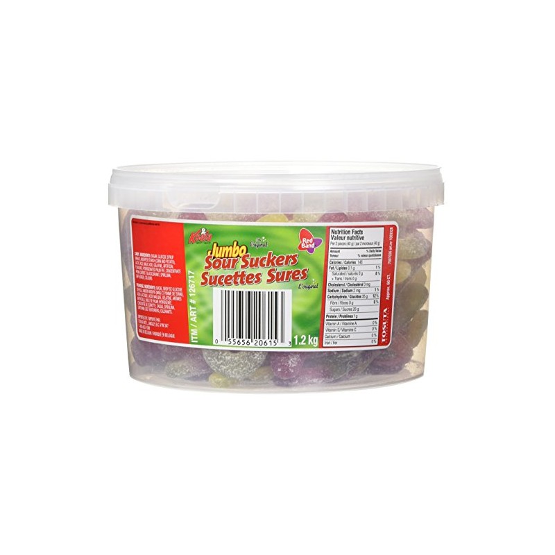 Koala Sour Suckers Gummy Candy, 1.2kg/42.32oz 60 count