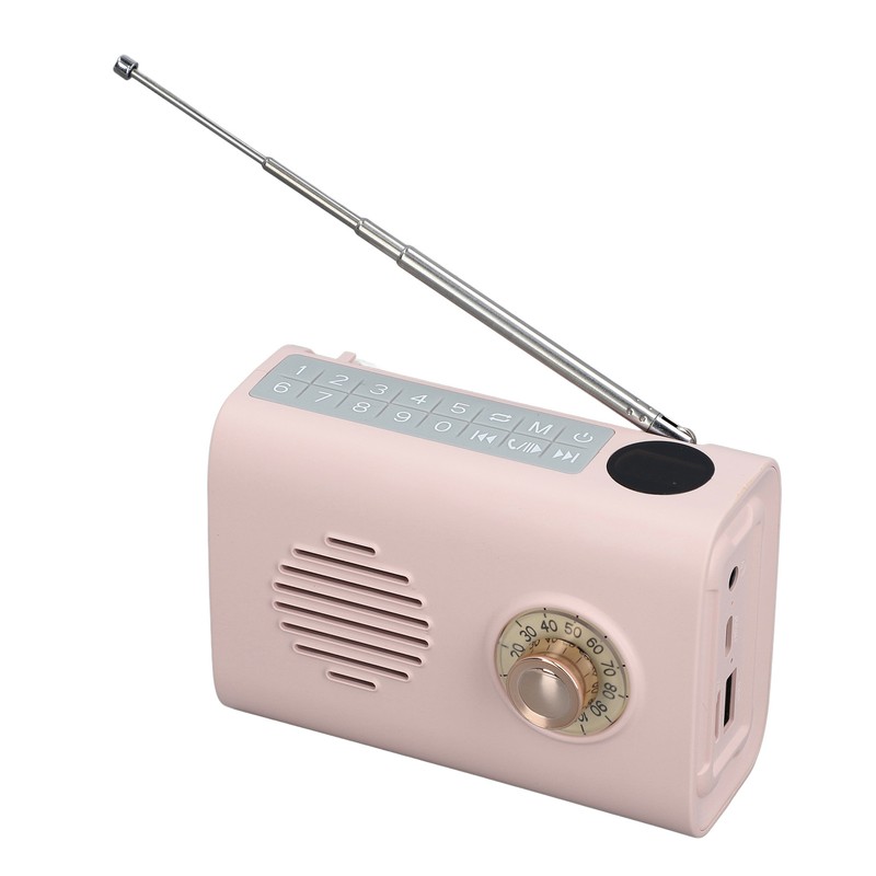 Miniature Bluetooth Speaker Portable Bluetooth Radio Solar Powered Wireless Speakers